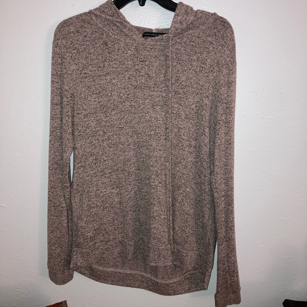 Soft and cozy light pink hoodie